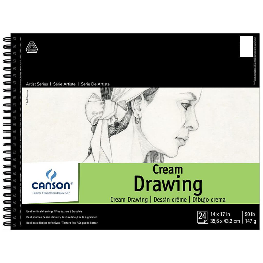 Canson Classic Cream Drawing Pad 14x17