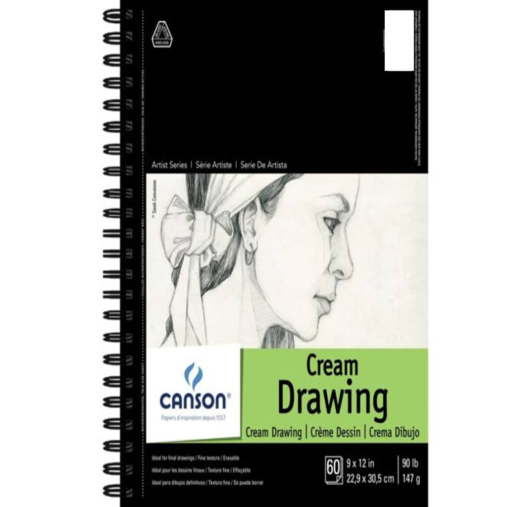 Canson Artist Series Cream Drawing Pad 9 x 12