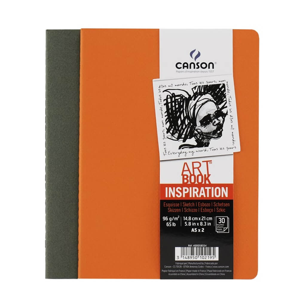 Canson Sketchbook Art Book Inspiration A5 Set of 2