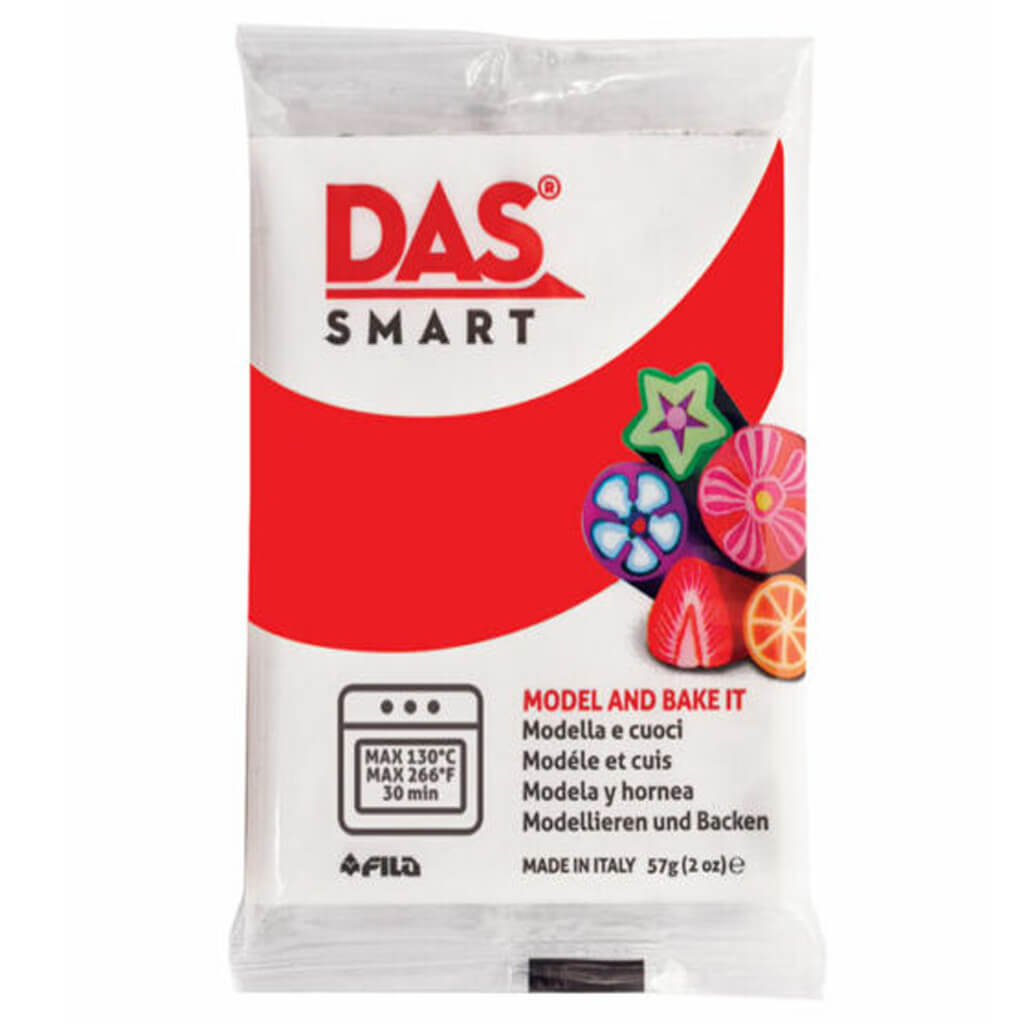 DAS Smart Polymer Clay 2oz Scarlet Red