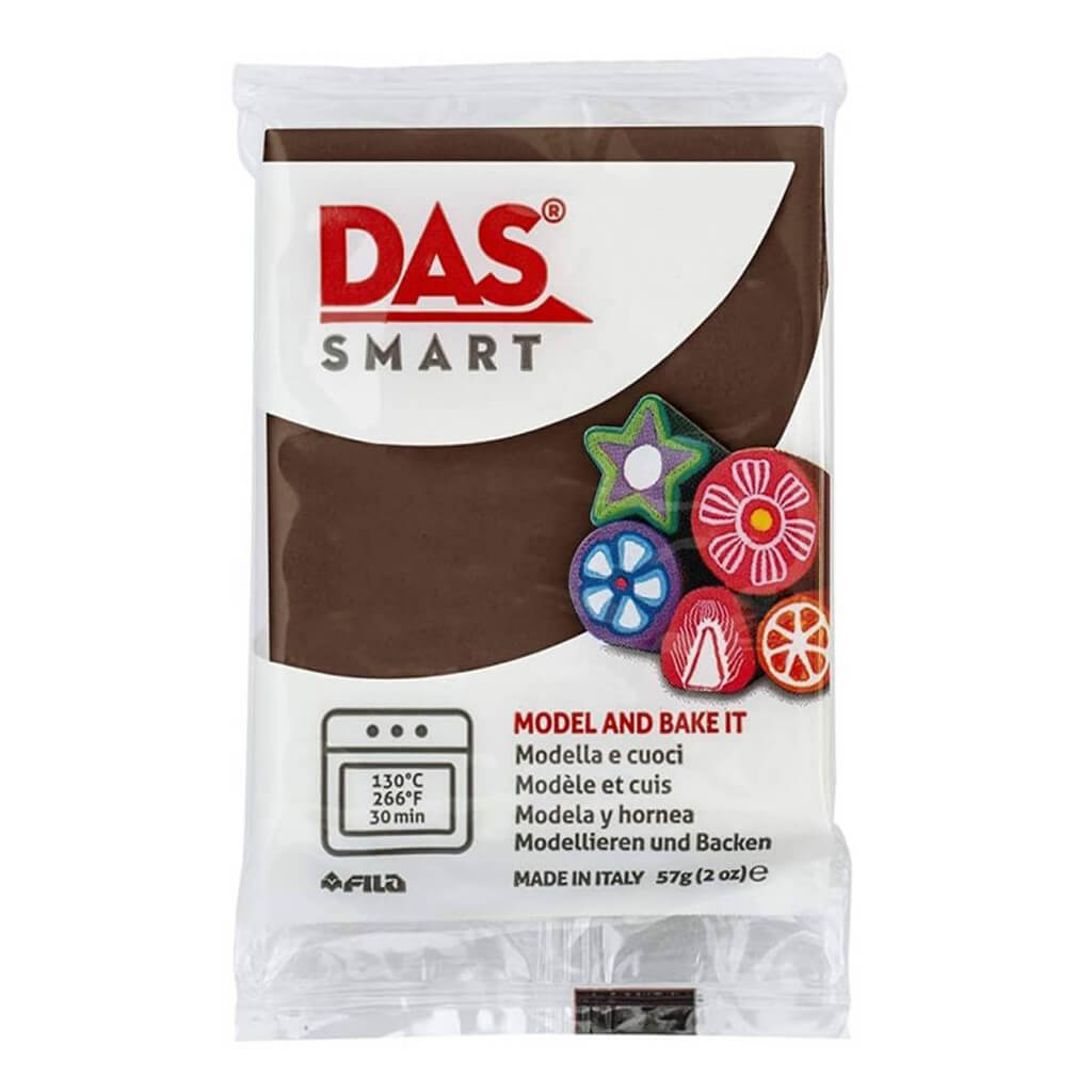 DAS Smart Polymer Clay 2oz Chocolate