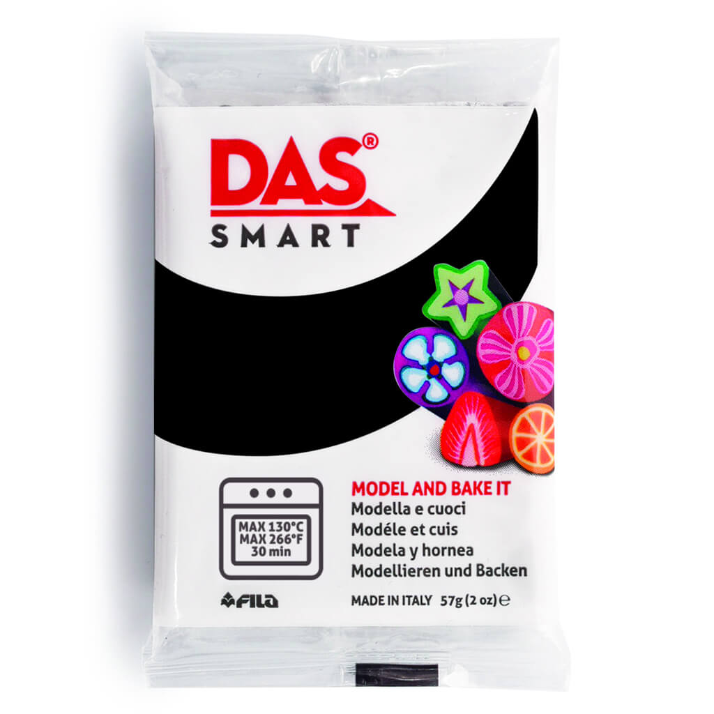 DAS Smart Polymer Clay 2oz Black