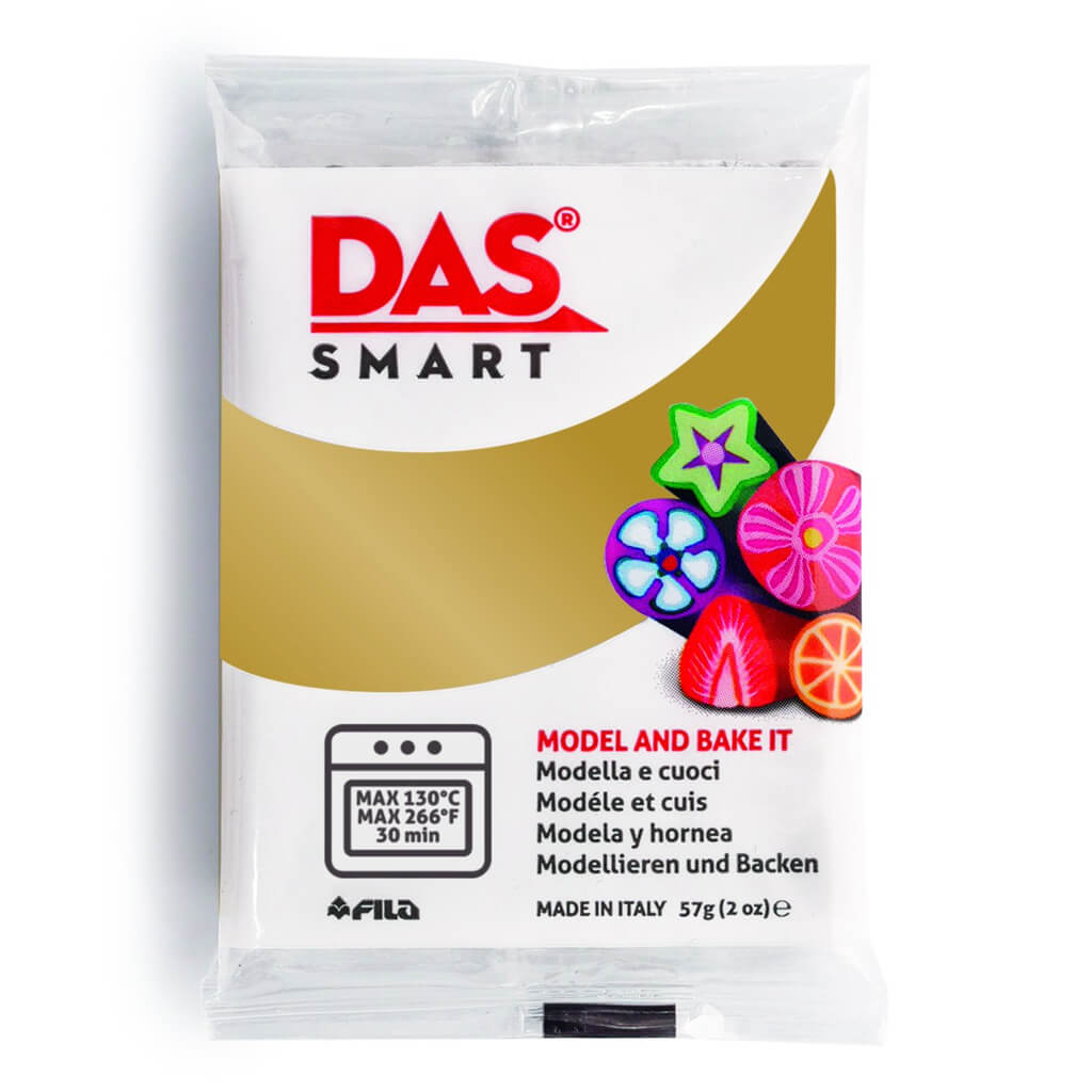 DAS Smart Polymer Clay 2oz Gold