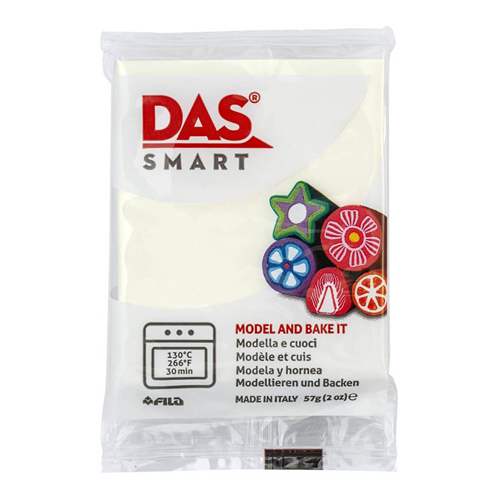 DAS Smart Polymer Clay 2oz Opal White