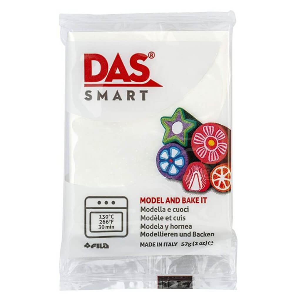 DAS Smart Polymer Clay 2oz White Pearl