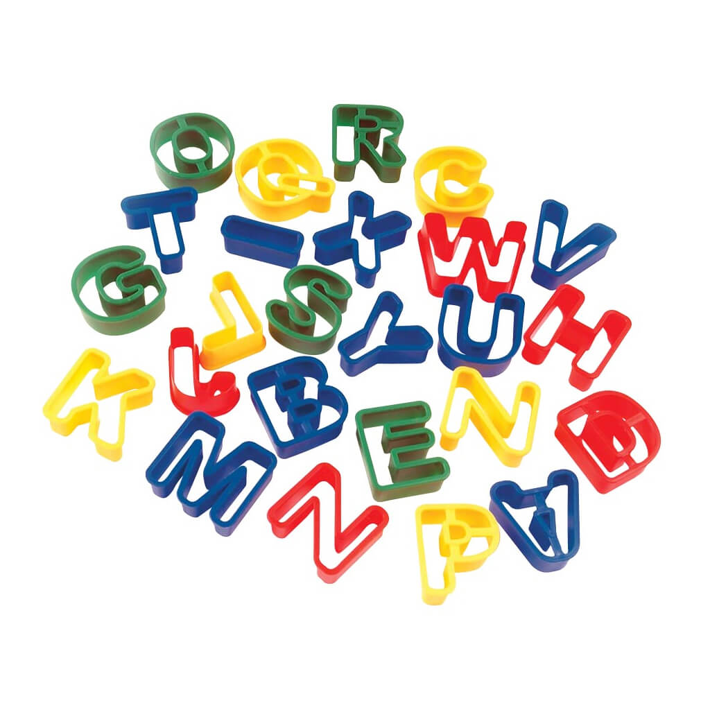 Dough &amp; Clay Cutter Set Capital Letters 26ct