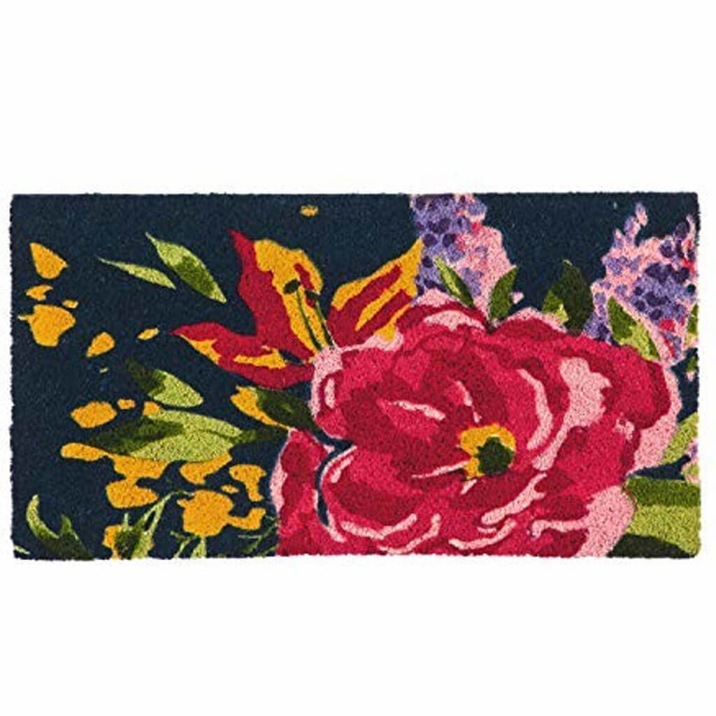 Evergreen Grand Floral Coir Doormat