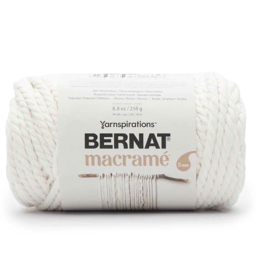 Bernat Macrame Yarn Natural