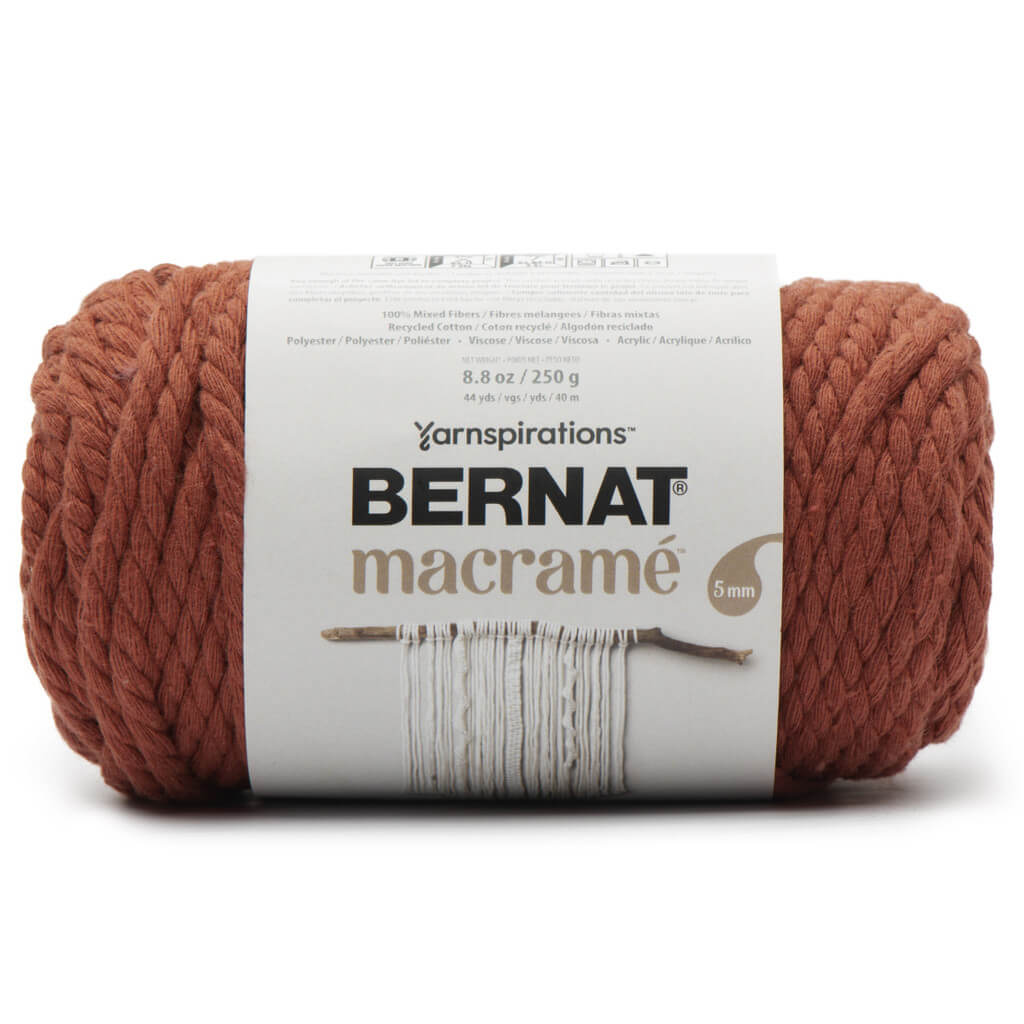 Bernat Macrame Yarn Burnt Orange