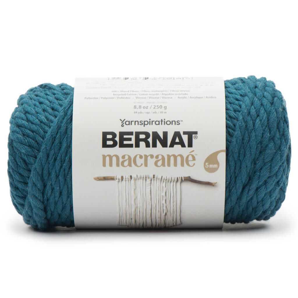 Bernat Macrame Yarn Teal