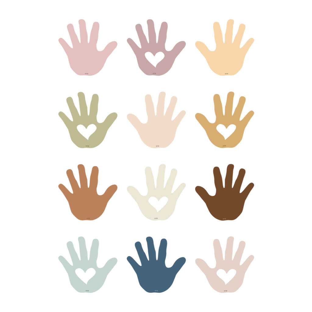 Everyone is Welcome Helping Hands Mini Accents