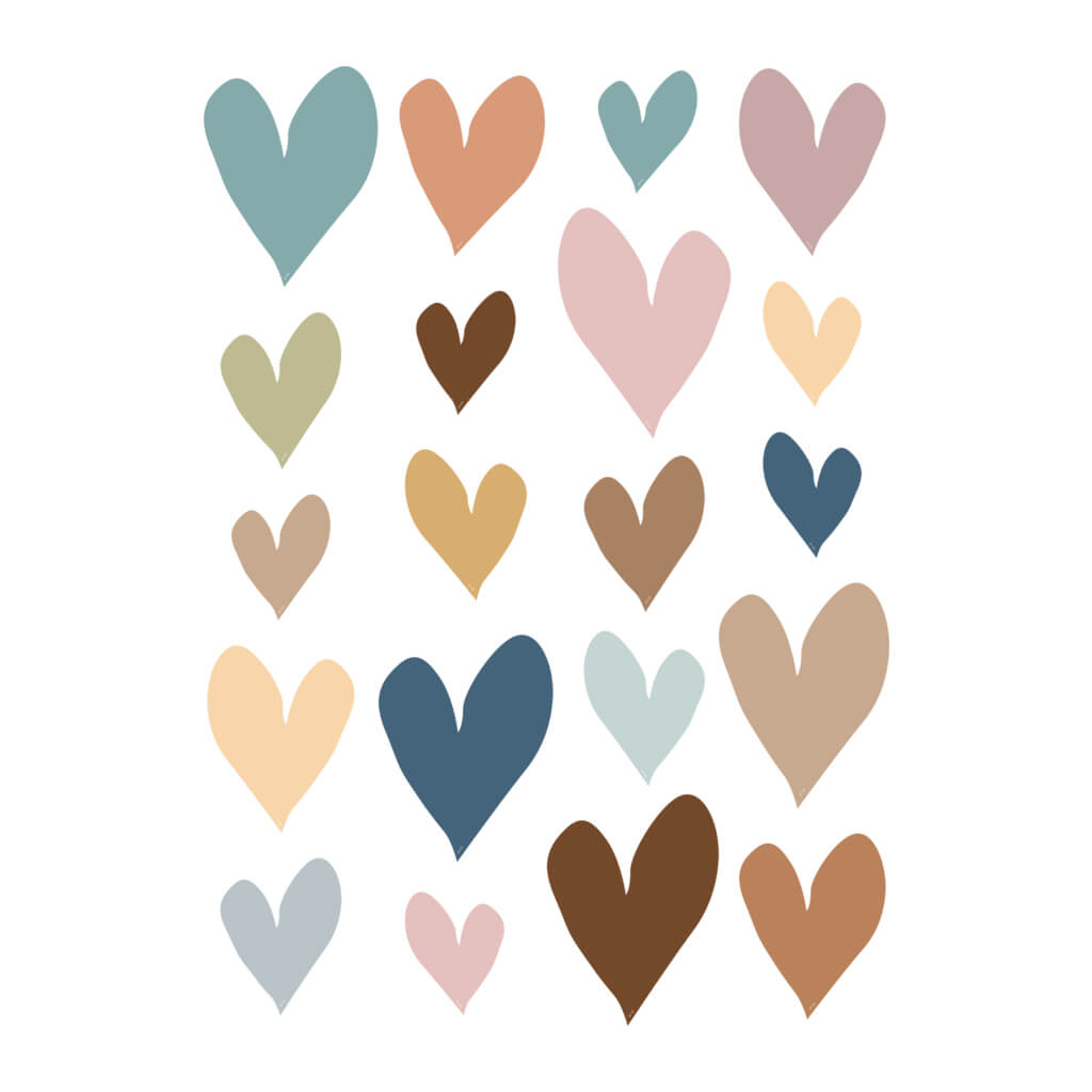 Everyone is Welcome Hearts Accents - Assorted Sizes