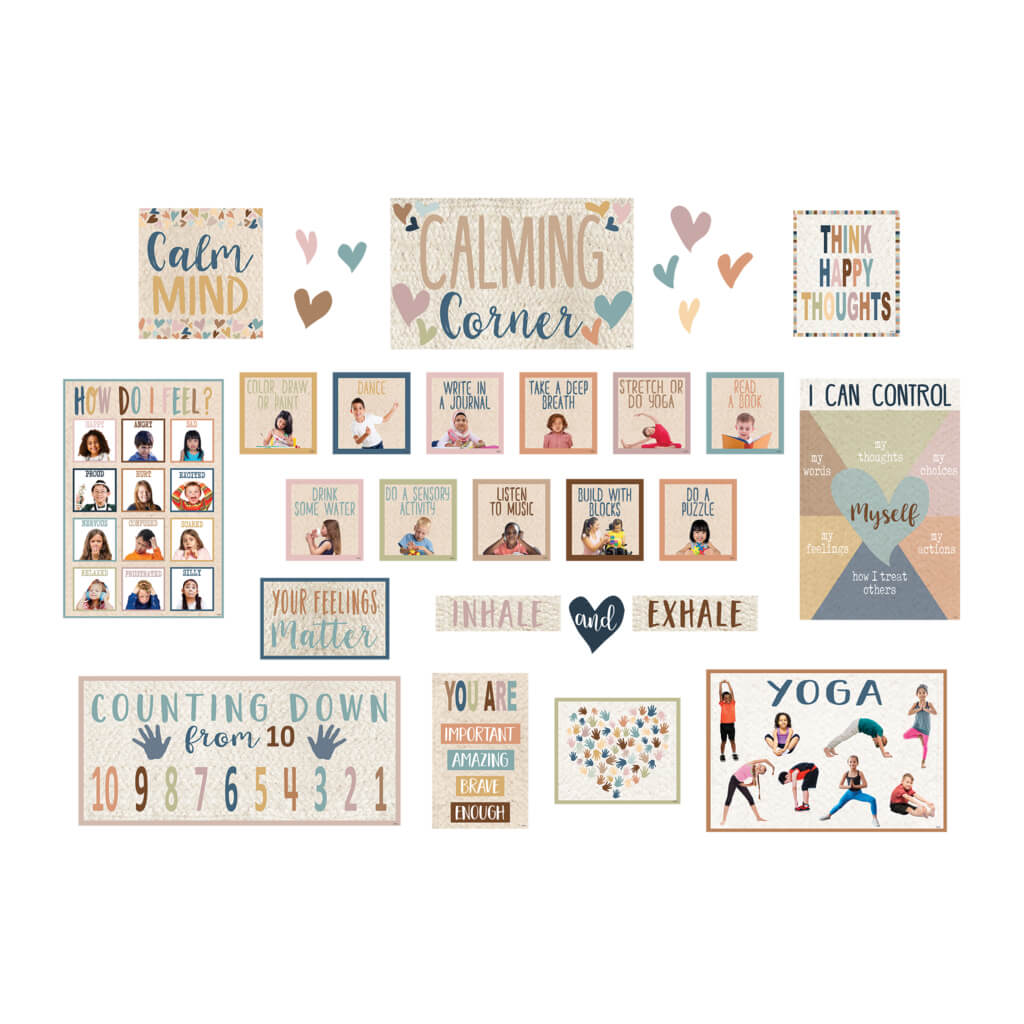 Everyone is Welcome Calming Corner Bulletin Board