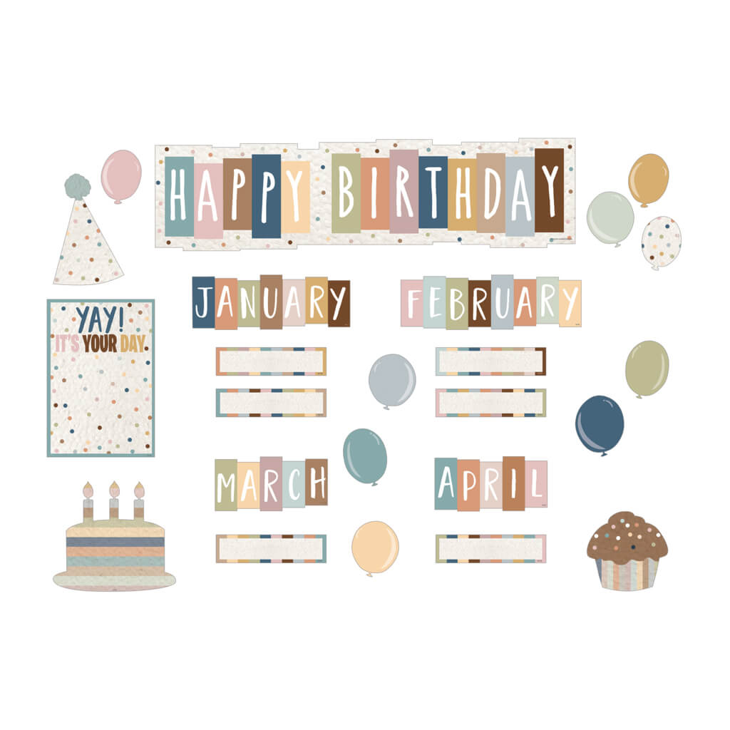 Everyone is Welcome Happy Birthday Mini Bulletin Board