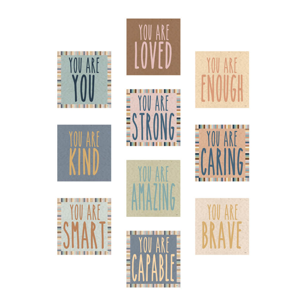 Everyone is Welcome Positive Affirmations Accents