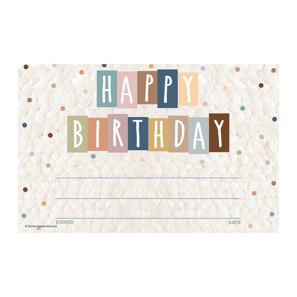 Everyone is Welcome Happy Birthday Awards