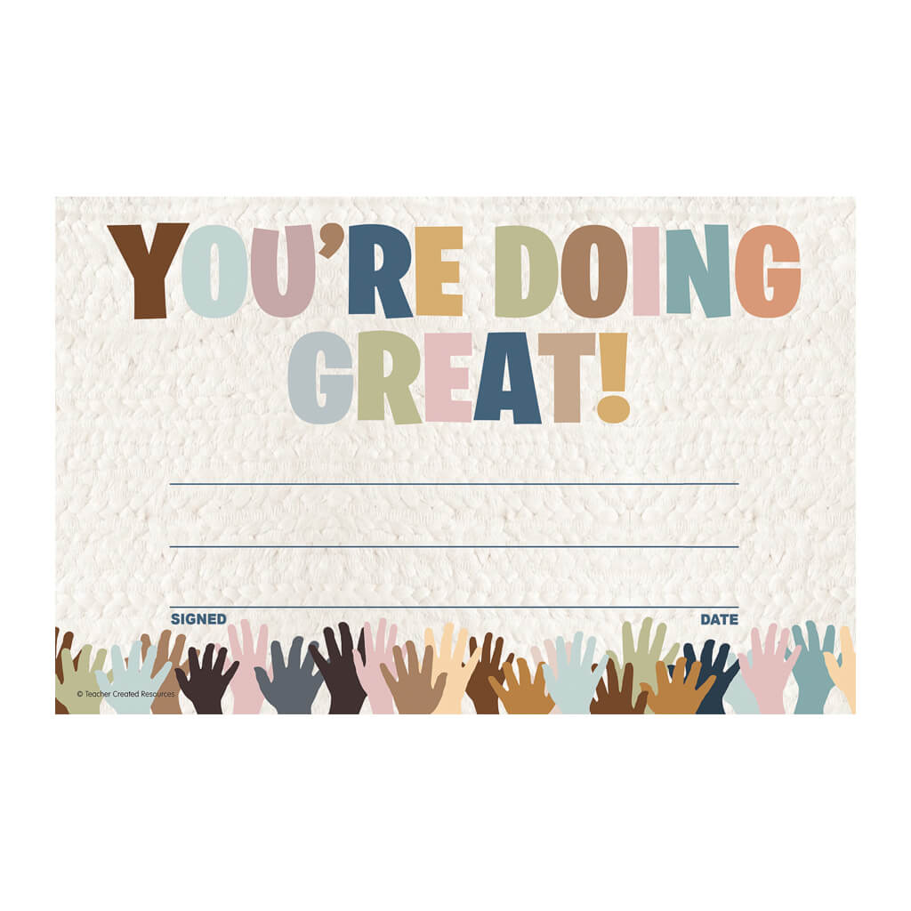 Everyone is Welcome You�re Doing Great! Awards