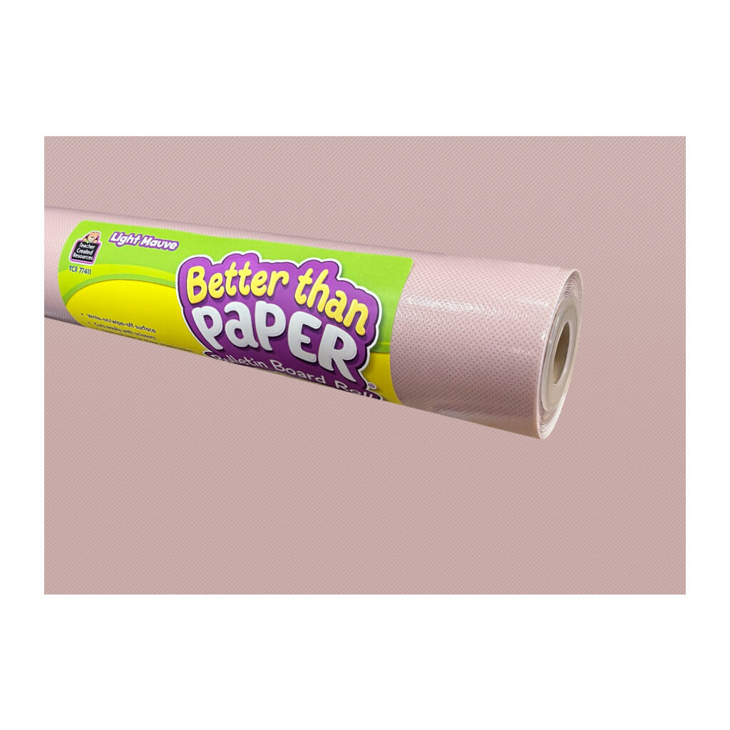 Better Than Paper Light Mauve Bulletin Board Roll, 4ft x 12ft