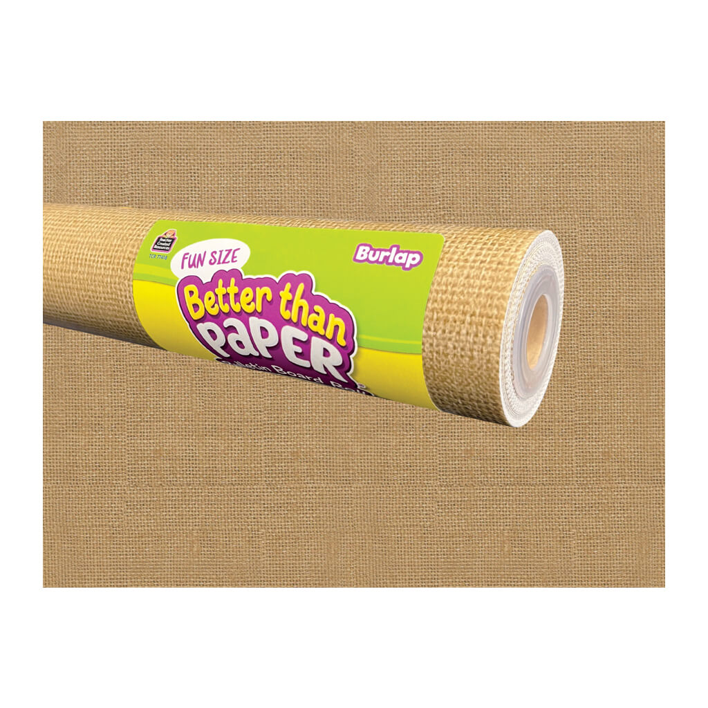 Better Than Paper Fun Size Burlap Bulletin Board Roll, 18in x 12ft