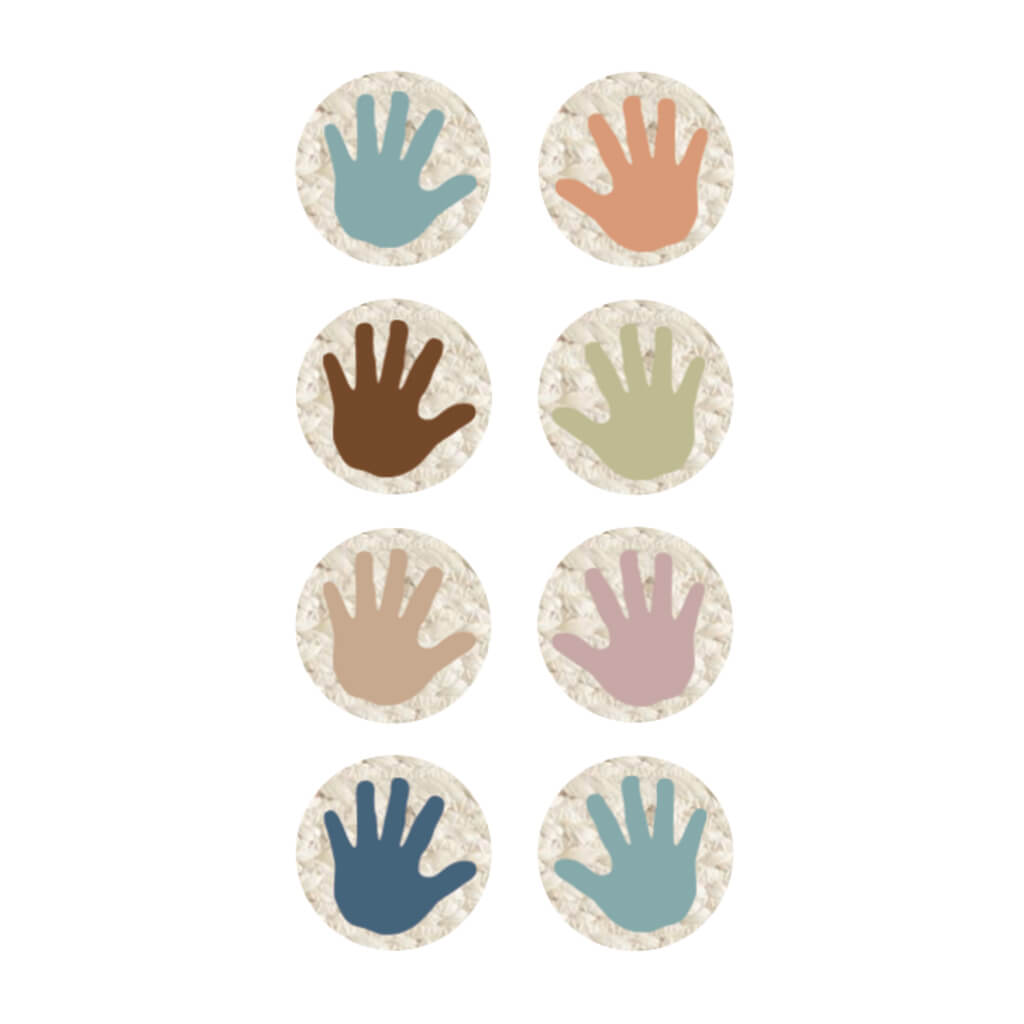 Everyone is Welcome Helping Hands Mini Stickers