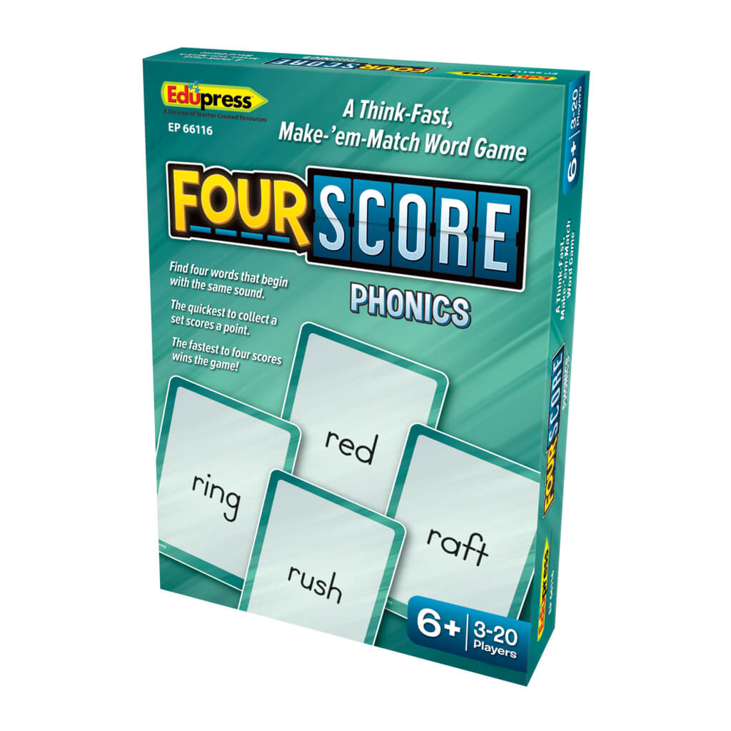 Four Score Card Game: Phonics