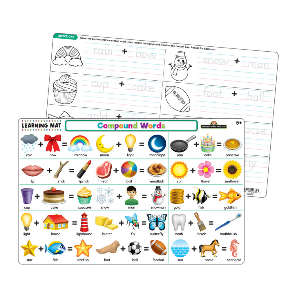 Compound Words Learning Mat