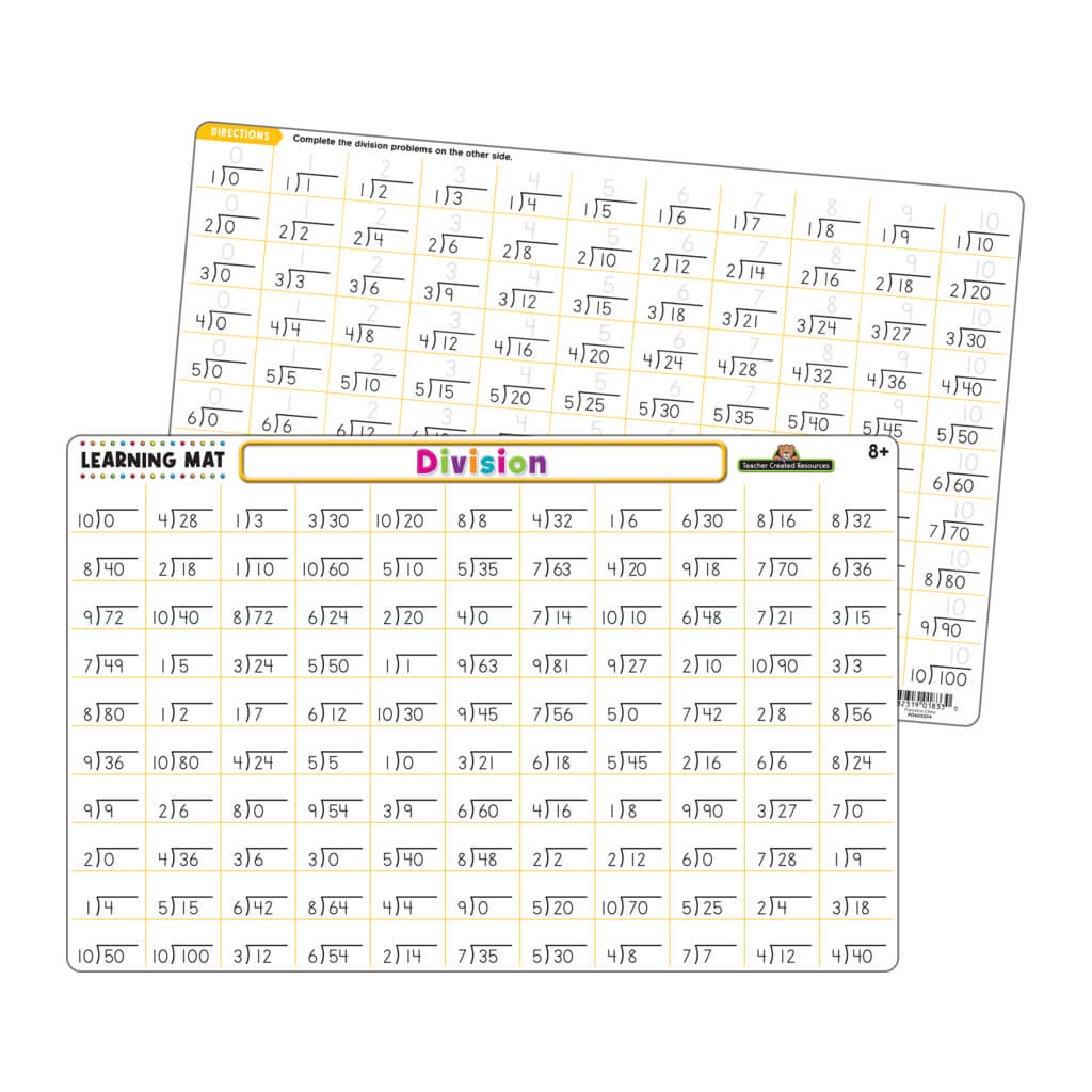 Division Learning Mat