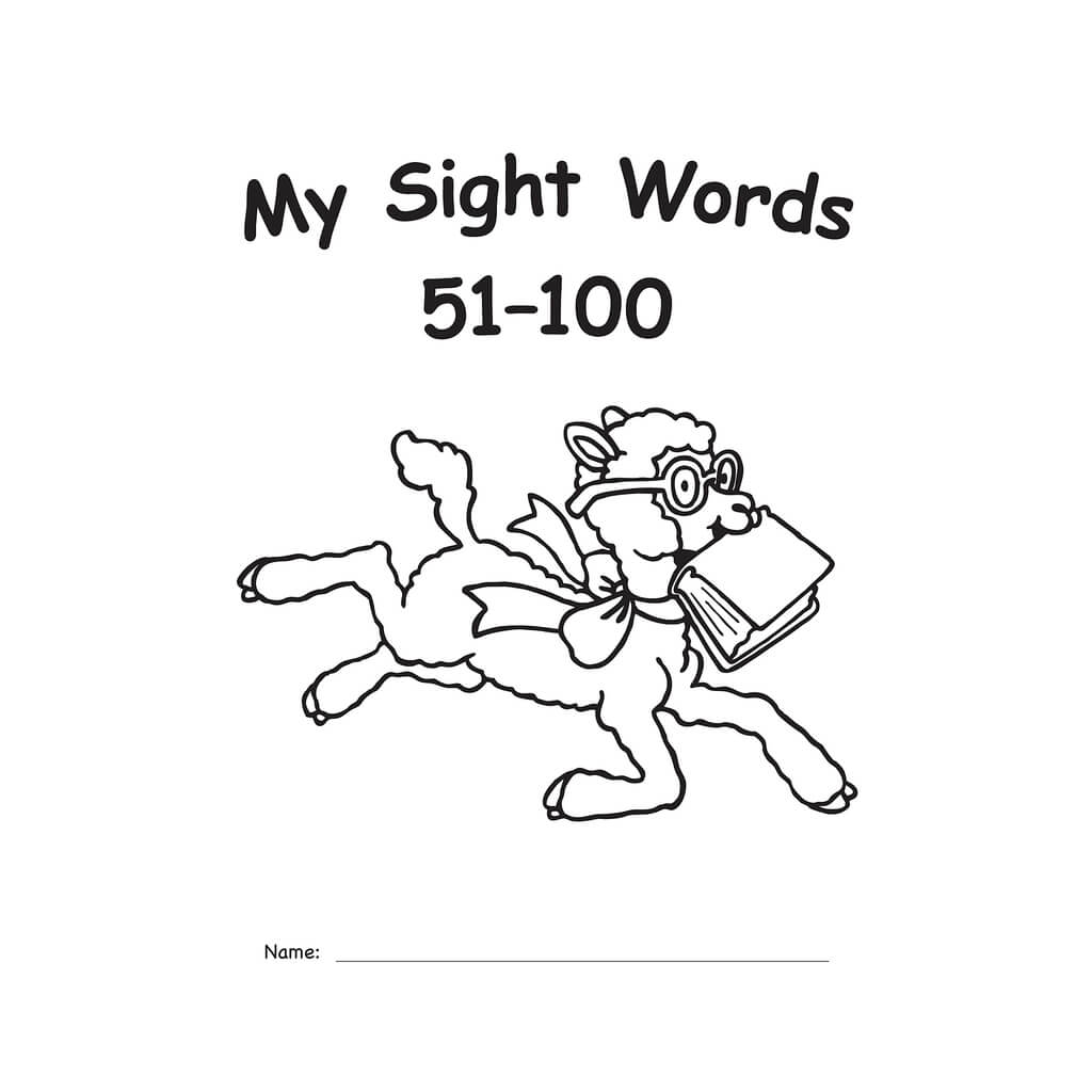 My Own Books: My Sight Words 51-100