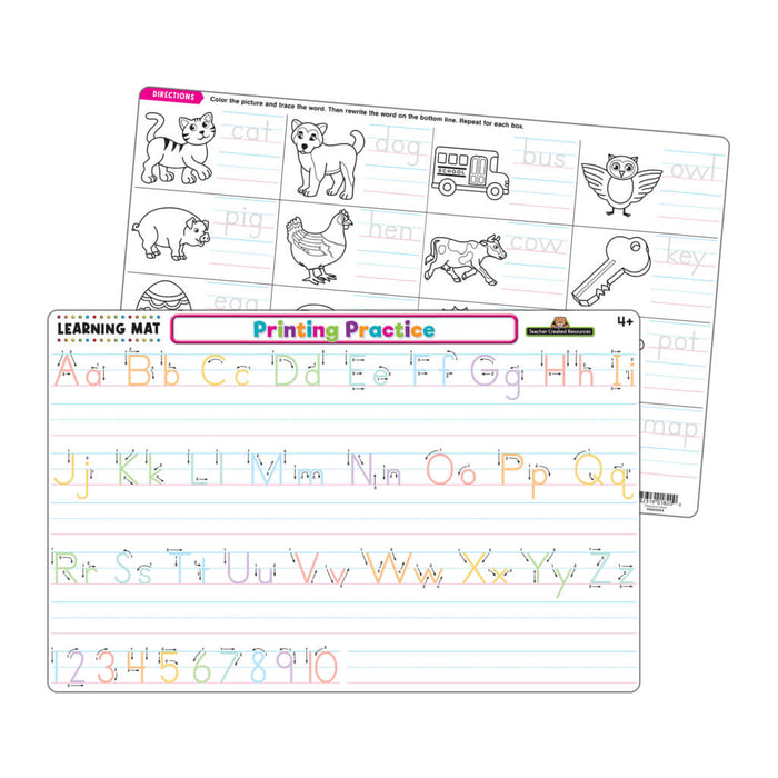 Printing Practice Learning Mat