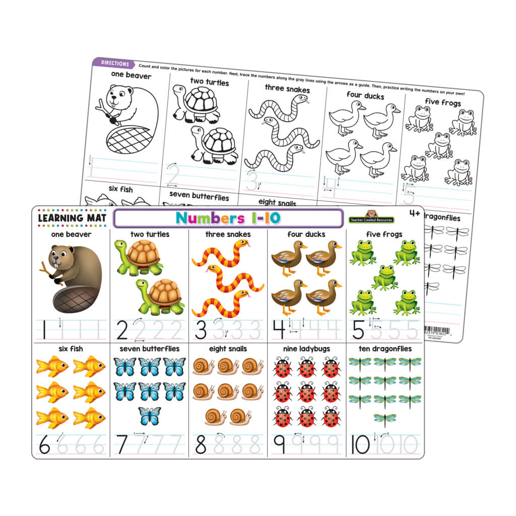 Numbers 1�10 Learning Mat