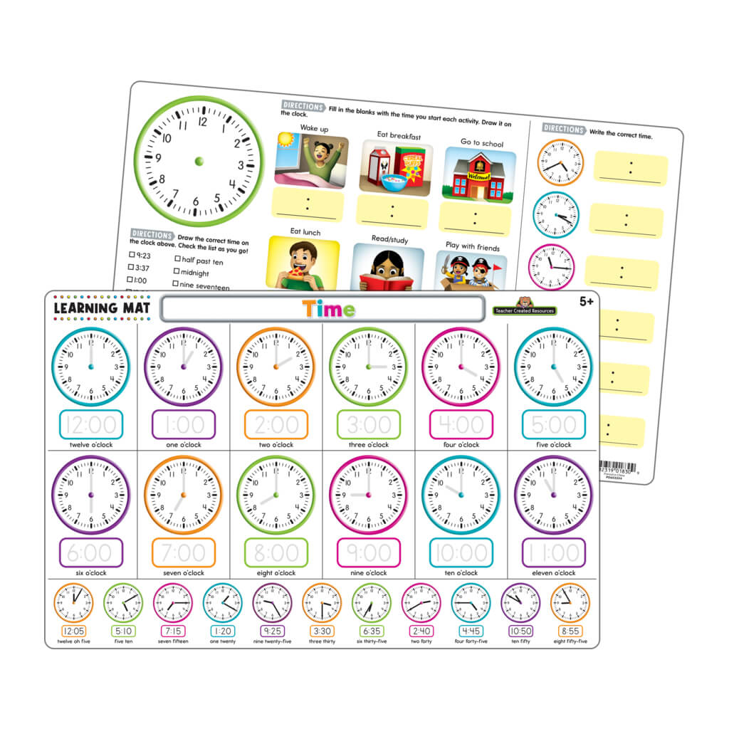 Time Learning Mat