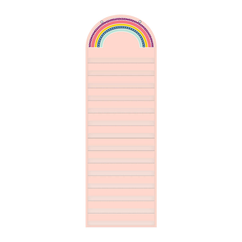 Oh Happy Day Rainbow 14 Pocket Chart