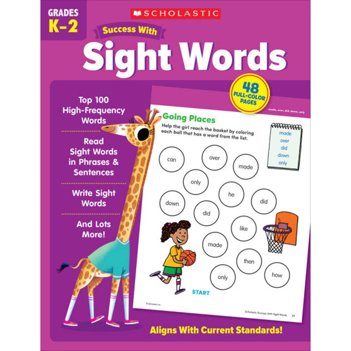 Scholastic Success With Sight Words