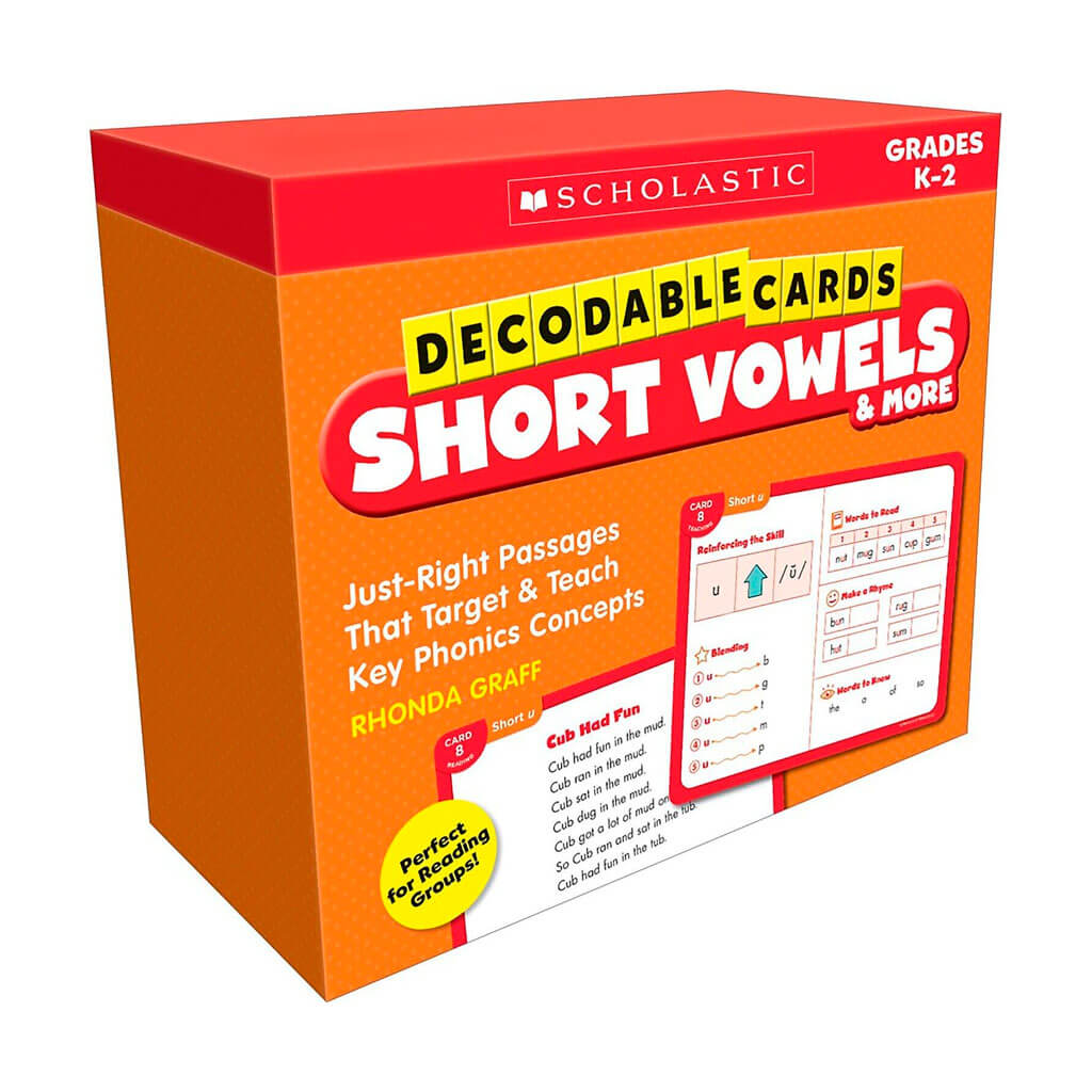 Decodable Cards: Short Vowels &amp; More