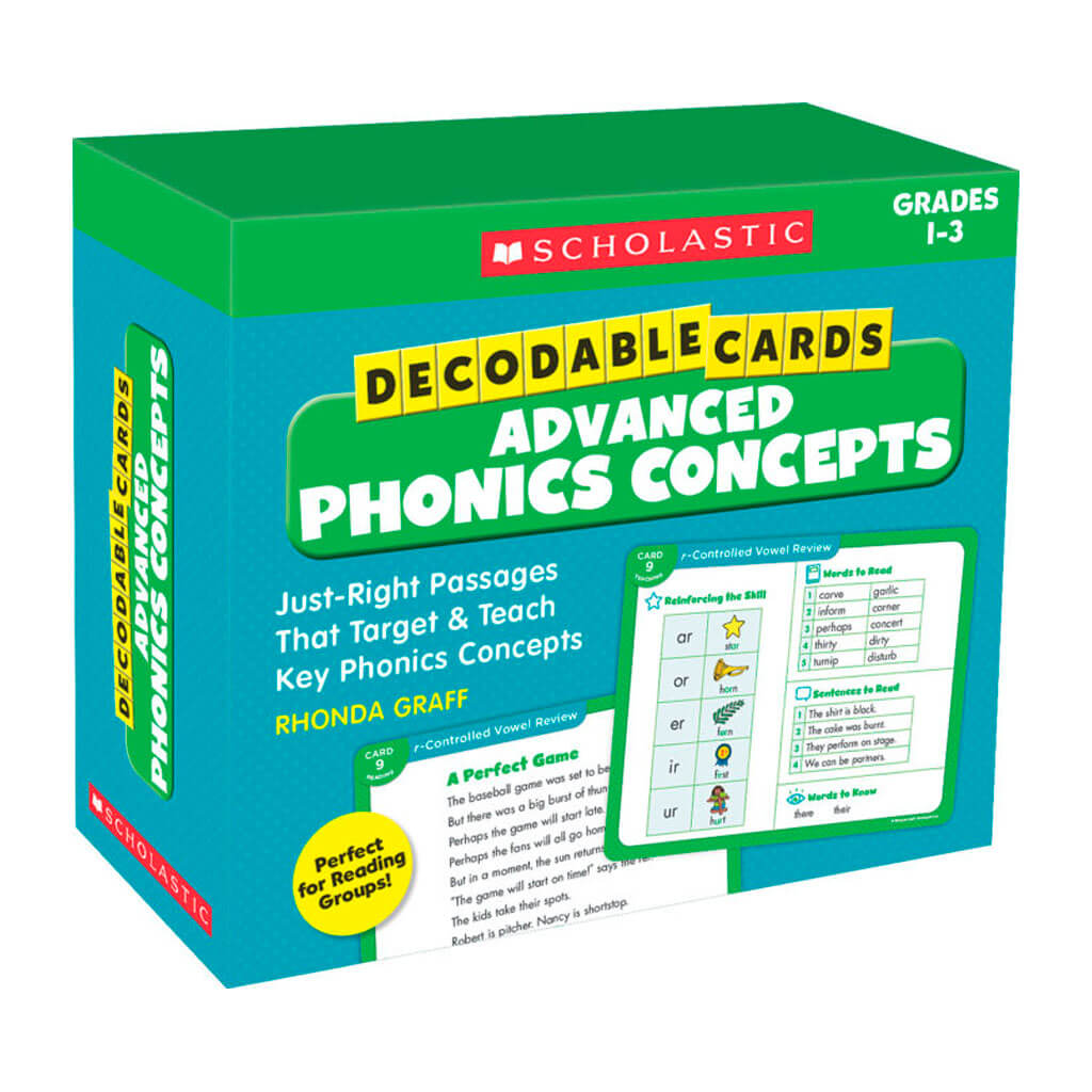 Decodable Cards: Advanced Phonics Concepts