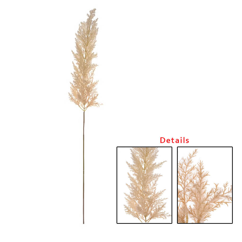 Artificial Pampas Grass Spray 50.5in Beige