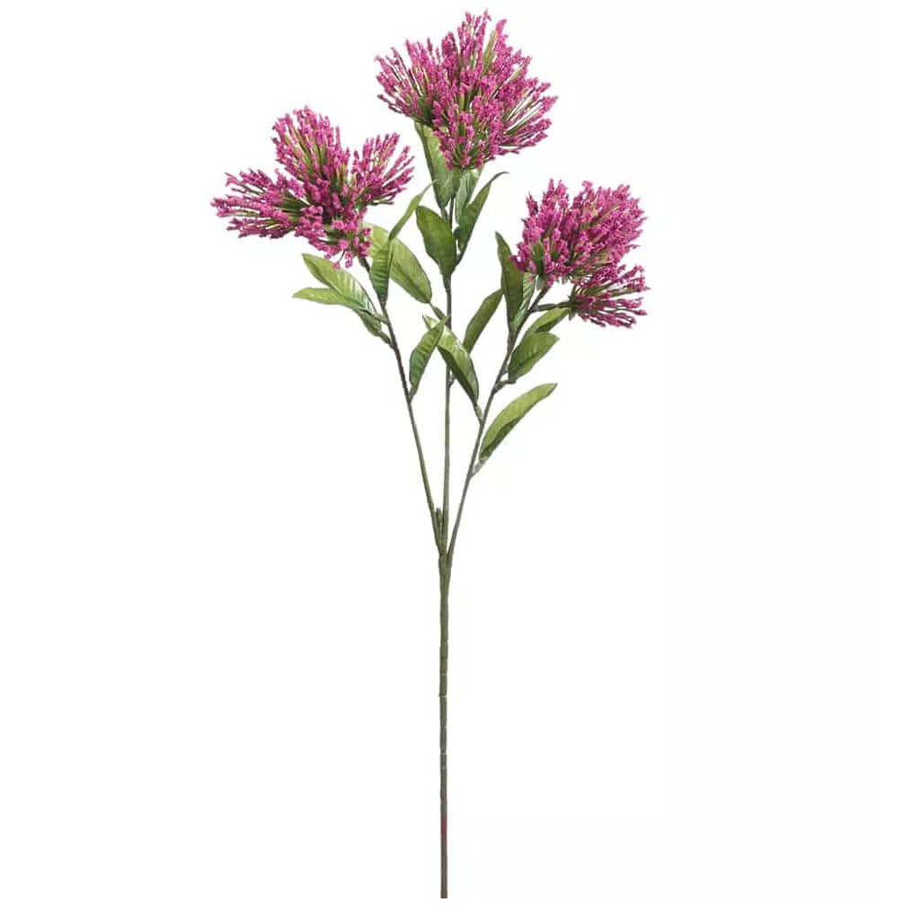 Lion&#39;s Tail Artificial Floral Spray 24in Purple