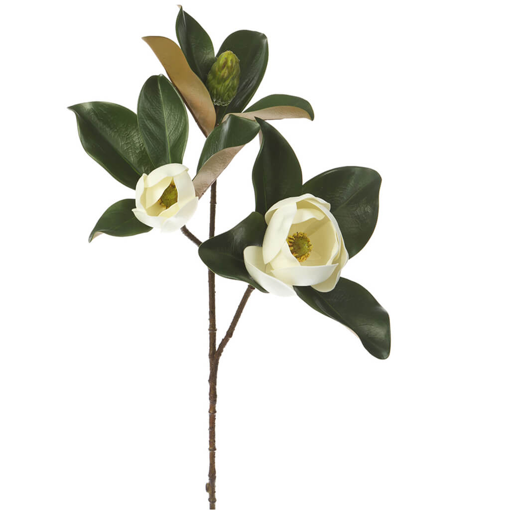 Magnolia Spray White 28in