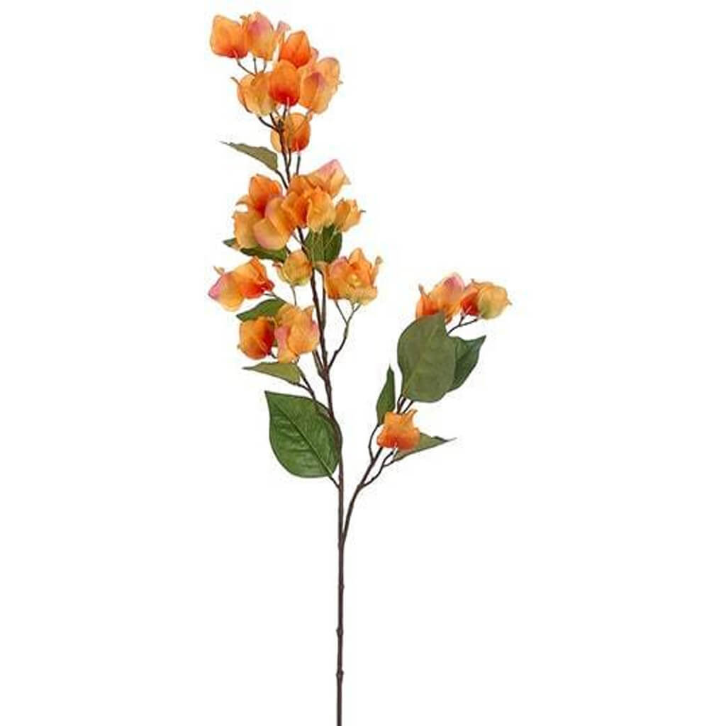 Bougainvillea Spray Orange Pink 34in