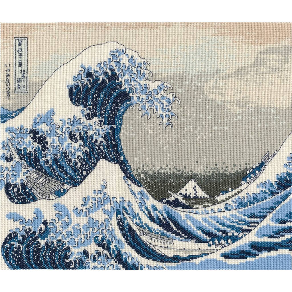 DMC Cross Stitch Kit The Great Wave