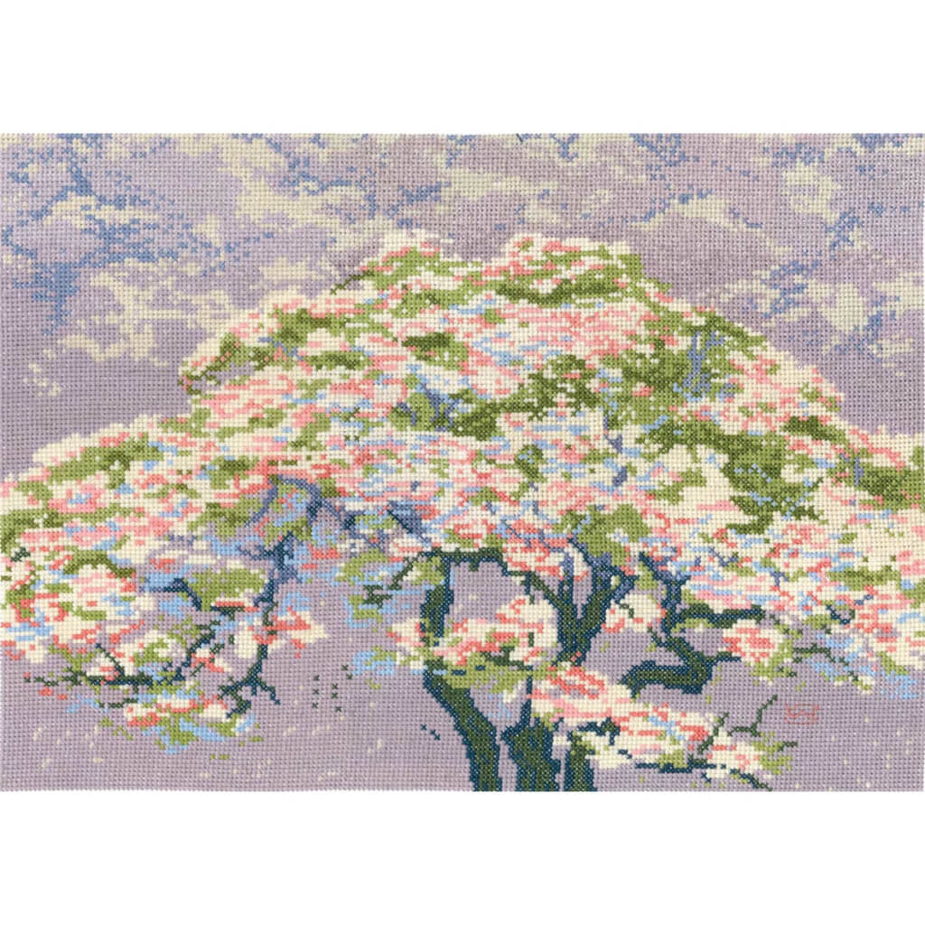 DMC Cross Stitch Kit A Tree in Blossom