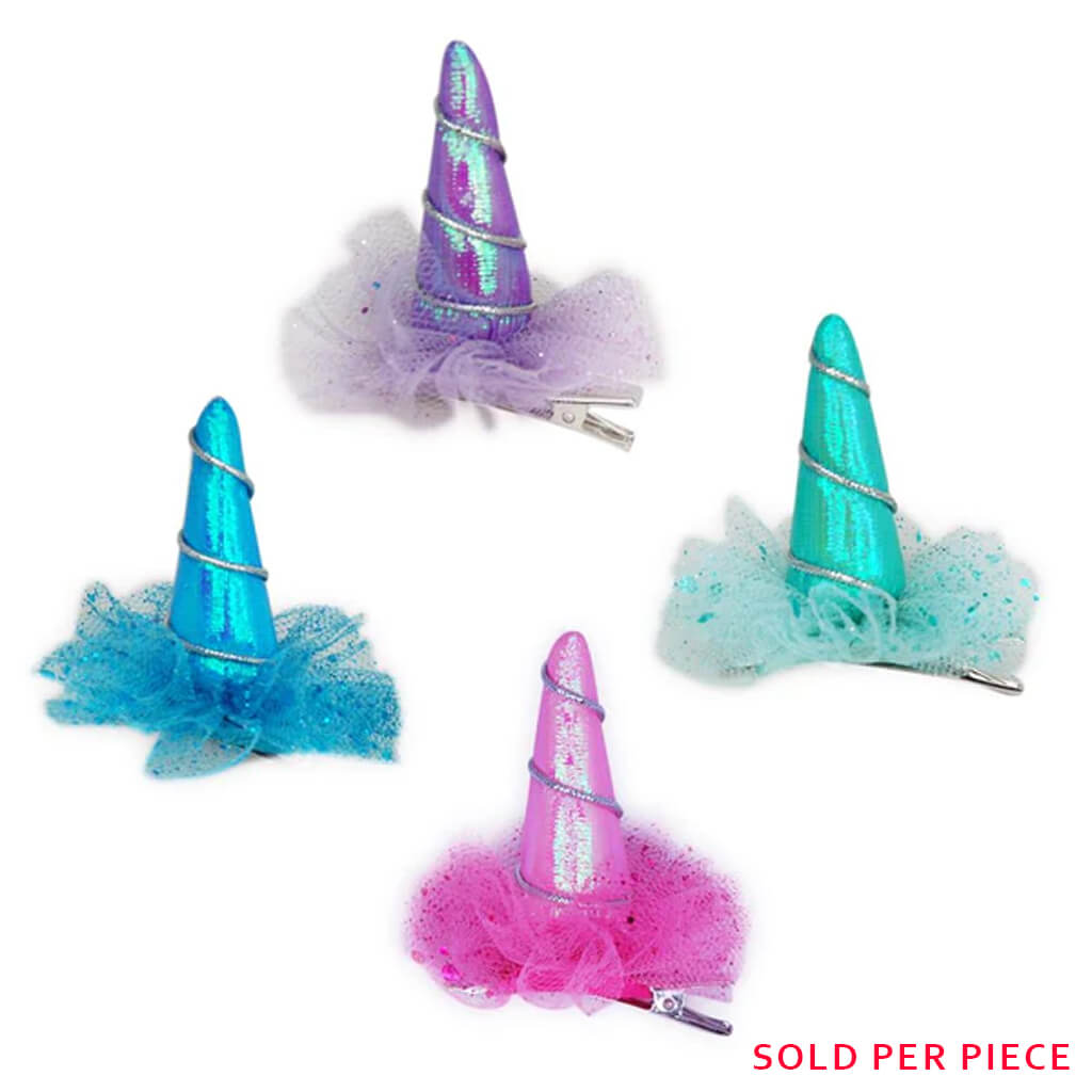 Mini Unicorn Horn Hairclips