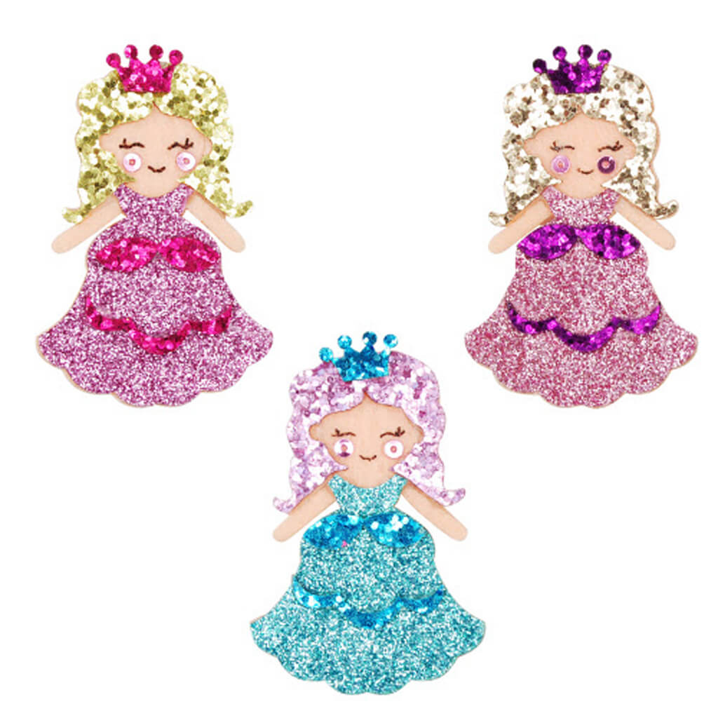 Glitter Princess Hairclips