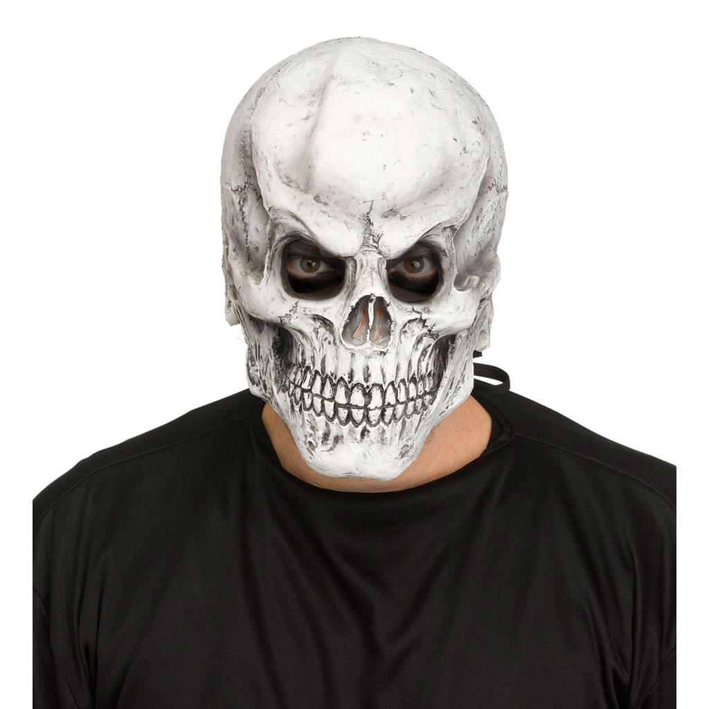 Realistic Skull Mask Grey