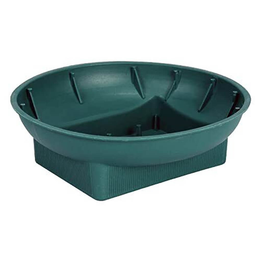 FloraCraft Plastic Design Bowl 2in x 6.2in Green