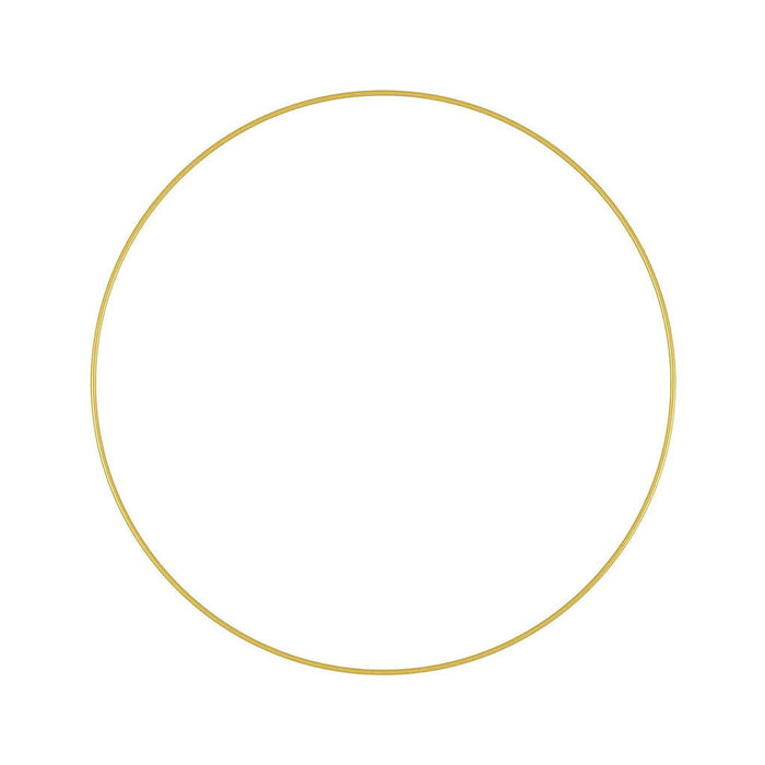 FloraCraft Wire Wreath Ring 18in Gold