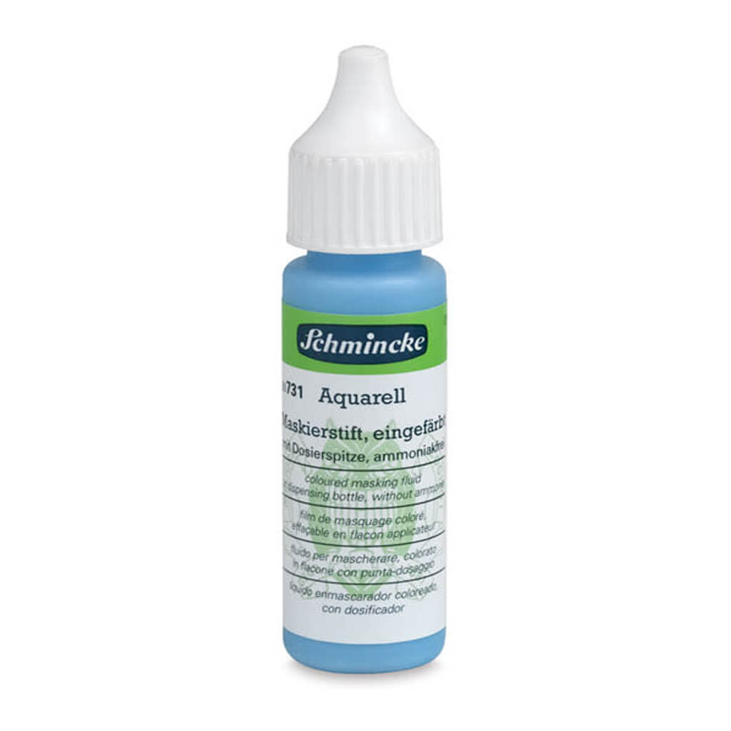 Schmincke Aqua Masking Fluid Blue 25ml