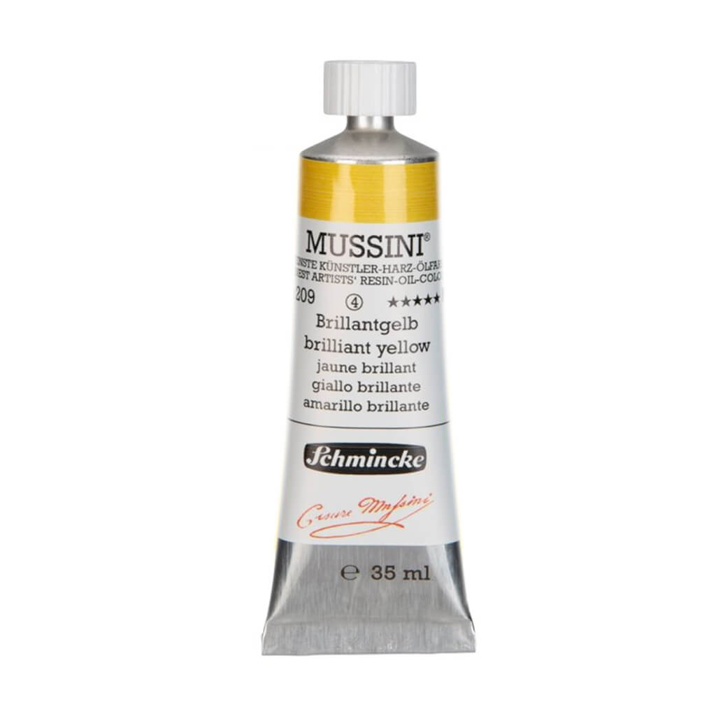 Schmincke Mussini Oil Paint 35ml Brilliant Yellow