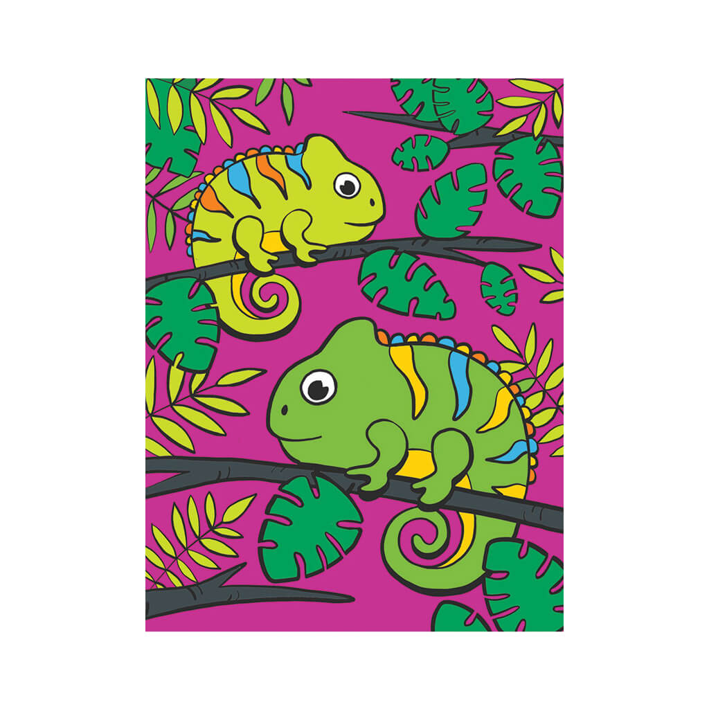 Painting By Numbers Chameleons