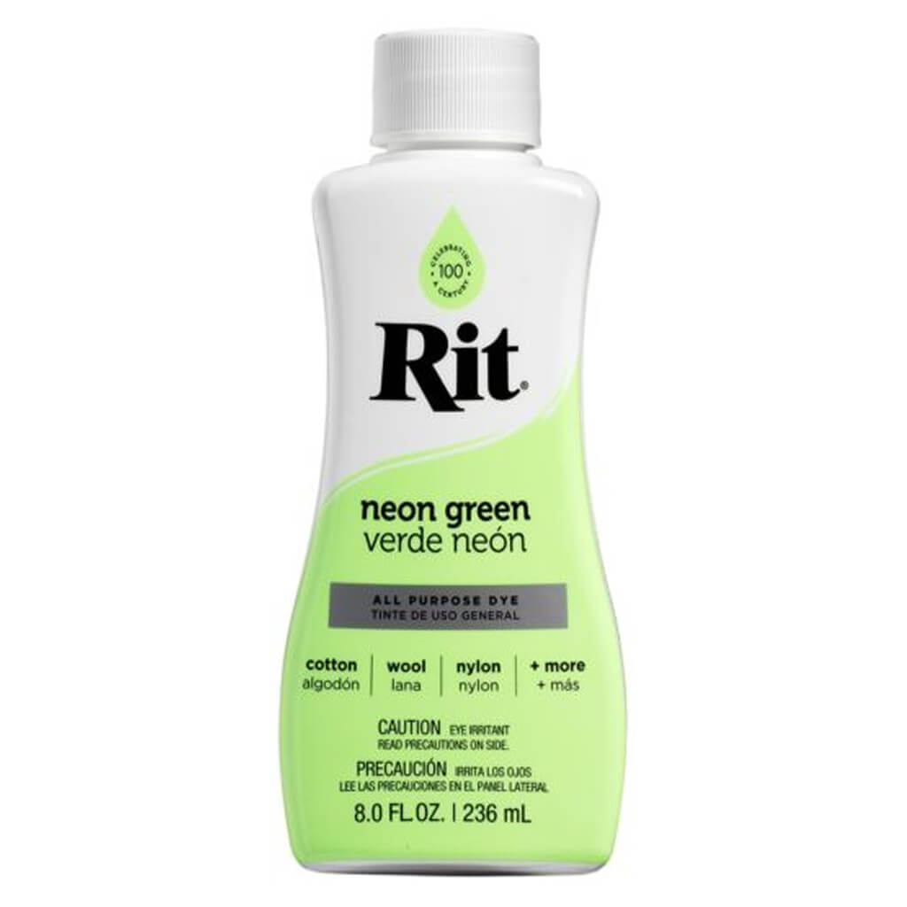 Rit Dye Liquid 8oz Neon Green